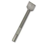 WERHE HEX28 Spade Chisel 75x400 mm, Flat Chisel for Demolition Hammer Steel