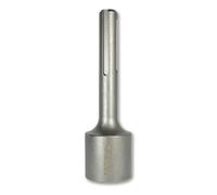 WERHE SDS Max Earth Rod Driver Ø 32.5 mm, for Earthing Rods, 162 mm Long | hardened steel, outer Ø 45 mm, compatible with Bosch, Makita, DeWalt, for deep earth electrodes and lightning rods