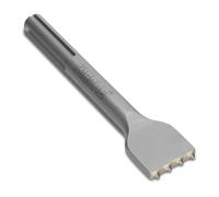 WERHE® SDS MAX Hammer Chisel 4 Teeth 200mm Long, Rectangle 40x7mm - Bush Hammer for Electric Rotary Hammer - Demolition Bushes, for hammering Concrete