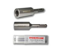 WERHE SDS Plus Earth Rod Driver Ø 20.2 mm Steel for Earthing Rods