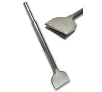 WERHE SDS Plus Flat Chisel 40x250 mm, Spade Chisel for Concrete and Masonry