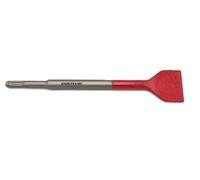 WERHE SDS Plus Flat Chisel 50x250 mm, 60SiMn Steel, for Concrete and Tiles | compatible with Bosch, Makita, Einhell, shank 10 mm, tool-free change, 285 g, for brick and mortar