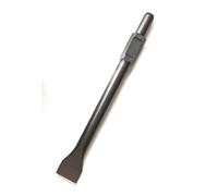 WERHE Spade Chisel 50 x 410 mm, SDS Hex 30 mm, Hardened Tool Steel | for concrete, masonry, brick, floor coverings, sandblasted surface, compatible with standard demolition hammers