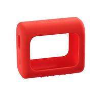 WERICO Case Silicone for JBL go 3 Waterproof Portable Bluetooth Speaker, Portable Ultra-light Protective Sleeve with Carabiner (Red)