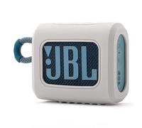 WERICO Case Silicone for JBL go 3 Waterproof Portable Bluetooth Speaker, Portable Ultra-light Protective Sleeve with Carabiner (Gray)