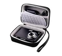 WERICO EVA Hard Case Cover for Kodak PIXPRO FZ45/WPZ2 / Sony Cyber-Shot DSC-W810/810B / Olympus Tough TG-6/Canon IXUS 185 Digital Camera (Case Only) (Black)