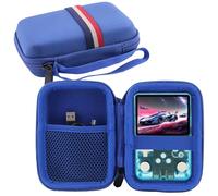 WERJIA Hard Carrying Case Compatible with G350/RG353V/30000 in 1 R40S PRO/K36 Handheld Game Console (blue)
