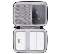 WERJIA Hard Carrying Case Compatible with Nelko Photo Printer, PP01/PP03,Color Mini Portable Printer,Mesh Pocket fits Cable, Photo Paper (Grey)