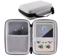 WERJIA Hard Carrying Case Compatible with XF40H Handheld Game Console, Mesh Pocket fits Cable, SD Card,(Case Only) (for XF40H Grey)