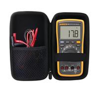 WERJIA Hard Case Compatible with Fluke 17B+ /Fluke 15B+ Digital Multimeter and Accessories (Case Only) (Large)