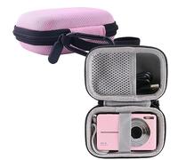 WERJIA Hard EVA Travel Case for AbergBest GordVE 21 Mega Pixels 2.7" LCD Rechargeable Digital Camera (Pink)
