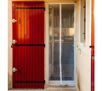 WERKA PRO Magnetic Fly Screen for Door Curtains 215 x 100 cm White