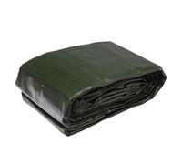WERKA PRO Multifunctional Tarpaulin Black and Green 240 g/m2 8 x 12 m