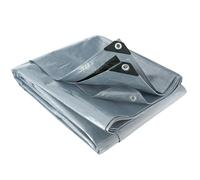 WERKA PRO Multifunctional Tarpaulin Grey and Black 200 g/m² 3.8 x 4.8 m