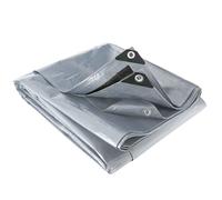 WERKA PRO Multifunctional Tarpaulin Grey and Black 200 g/m² 6 x 6 m