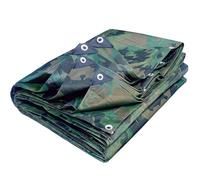 WERKA PRO Rot-Proof Camouflage Tarpaulin for Outdoor 130 g/m² -Excellent Waterproof-Durable Protection-2 x 3 m-Aluminium Eyelets for Various Use, Polyvinyl Chloride (PVC), 2x3m