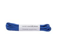 WERKA PRO Unisex's 16081 Round Blue Lace, 100% Organic Cotton, 2.4 mm Diameter, Durable and Ethical, Ideal for Sneakers and Shoes, Made in France, Oeko-Tex, 90 cm, 90