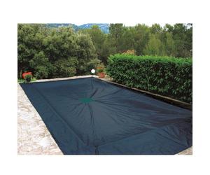 WerkaPro 11184 6 x 12 m Rectangular Pool Cover 240 g/m? Navy Blue