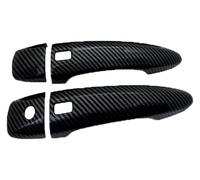 WERKFNKBNH Car Outer Door Handle Cover for N&issan for Juke F16 2 2020-2023 Exterior Decorate Stickers Car Door Handle Cover(B,2 Hole)