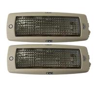 WERKFNKBNH Car Reading Light Assembly For Beetle 1999-2010 For Bora 1999-2005 For Caddy 2004-2008 For Golf 1998-2006 2PCS Interior Rear Reading Dome Light Car Roof(Beige)