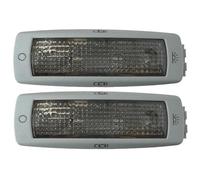 WERKFNKBNH Car Reading Light Assembly For Beetle 1999-2010 For Bora 1999-2005 For Caddy 2004-2008 For Golf 1998-2006 2PCS Interior Rear Reading Dome Light Car Roof(Grey)