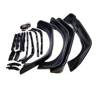 WERKFNKBNH Flares Eyebrow Protector For Jeep For Wrangler JK 2007 2008 2009 2010 2011 2012 2013 2014-2017 LED Fender Flares Wheel Arch Mudguards 4PCS