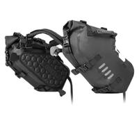 WERKFNKBNH Motorcycle Tail Bag Motorbike Saddle Bags Waterproof 18L/28L/48L Large Capacity 2 Pcs Universal Fit Motorcycle Pannier Bag Side Motor(Black-18l(9l-2 Pcs))