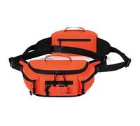 WERKFNKBNH Motorcycle Tail Bag Motorcycle Outdoor Multifunctional Fanny Waist Bag Crossbody Package Motocross Pack Anti Splash Waterproof Orange Black Motor Pannier(Orange)