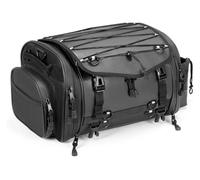 WERKFNKBNH Motorcycle Tail Bag Motorcycle Tail Expandable Large Capacity Travel Luggage Universal PVC Waterproof Rear Rack Trunk Pannier Bag Motor(24-32l)