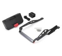 WERKFNKBNH Navigation bracket For CFMOTO 800 MT 2023 Crossbar Expansion Stand Handlebar Adapt Holder Motorcycle Phone Support GPS Navigation Bracket(Black 2,22MM)