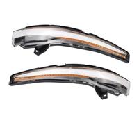 WERKFNKBNH Side Wing Indicator Light For Benz C E S For GLC W205 X253 W213 W222 V Class W447 2014-2024 Turn Signal Light Side Mirror Indicator 2pcs Dynamic Blinker(Yellow-crystal)