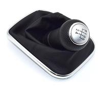 WERKFNKBNH Stick Head Shifter Lever for VW for Golf 4 IV MK4 for GTI R32 for Bora for Jetta 1999-2004 5/6 Speed 12mm Gear Shift Knob Lever Shifter Gaiter Boot Handle(6-5 Speed)