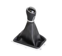 WERKFNKBNH Stick Head Shifter Lever for VW for Passat for B8 for 2015-2024 for Left Hand Drive Manual 6 Speed Gear Shift Knob with Gaiter Boot PU Leather Plastic