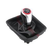 WERKFNKBNH Stick Head Shifter Lever Manual 5/6 Speed Gear Shift Knob Gaiter Boot for SEAT for Leon III for MK3 2012-2020 Left Hand Drive(5 Speed)