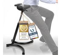 Werkfox® Standing Stool - Ergonomic Perch Stool, Height Adjustable