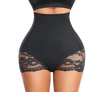 Werkiss Tummy Control Knickers High Waisted Shapewear for Women Tummy Control Body Shaper Slimming Underwear Shaping Briefs(#2 Black, S)