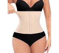 Werkiss Women Waist Trainer Corset Shapewear Tummy Control Body Shaper Slimming Girdles Underwear(#1 Beige-newmid685coruk, L)