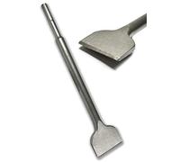 Werkon Professional SDS Max Flat Chisel 50 x 600 mm, Wood Handle, Hardened Steel Blade