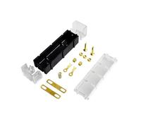 WERKWEN Solderless Battery Holder Case ABS Shell, 1 set with cov, G | Screw Terminal Assembly for Single Cell Repair Hobby Workshop Projects