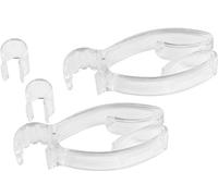 Werkzeyt Gel Bottles-Pack of 2-Easy to Install on Shower Rail-Made of Transparent Acrylic Holder/Shampoo Shelf / ZYT144, 19.2 x 15 x 4.4 cm