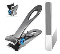 Werlla Toenail Clippers for Thick Toenails, Extra Large Long Handle Toenail Clippers for Fingernail & Toenail, 15mm Wide Jaw Opening Heavy Duty Thick Toenail Clippers for Seniors, Men, Adult