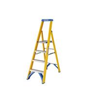 Werner 4 Tread Fibreglass Platform Step Ladder (H)1540M