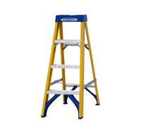 Werner 4 Tread Fibreglass Step Ladder (H)1.12M