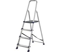 Werner 4 Tread Step Ladder with Large Platform and High Handrail