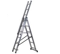 Werner 4-Way Aluminium, Plastic & Rubber Combination Ladder