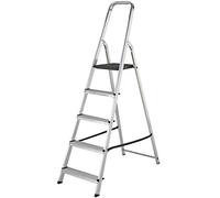 Werner Aluminium High Handrail 5 Tread Stepladder 1mtr