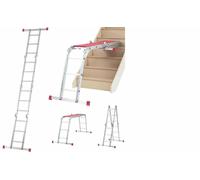 Werner 75012 12 Way Multi-Purpose Combination Ladder with Platform - 4x3 - New