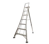 Werner 92505 Adjustable Tripod Platform Ladder - 5 Tread
