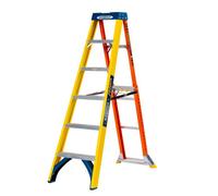 Werner Adjustastep Pro Fibreglass Stepladder 6 Tread