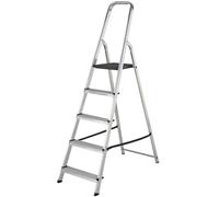 Werner Aluminium High Handrail 5 Tread Stepladder 1mtr